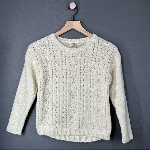 Oshkosh B'gosh Girls Cream and Gold Knitted Sweater - Picture 7 of 7